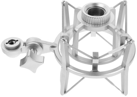 Garneck Soporte Amortiguador Para Micrófono De Plástico Compatible Con Micrófono De Condensador Estudios De Grabación Con Soporte Antivibratorio
