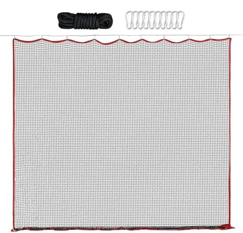 ZYFHYU Baseball Training Net 10x10ft Backyard Ball Target Throwing Rebounder Netting For Garden Yard for Football, Futsal