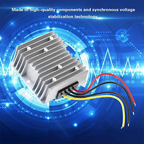 ERYUE Regulador Convertidor DCDC, Fuente de Alimentación Elevadora de Alta Eficiencia para Vehículos, 12 V A 24 V, 10 A, 240 W y Fuente Alimentación Configuración