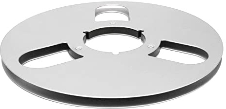 BONKZEBU Hochwertige 1/4 10 Zoll Leere Spule für, Universelles Design für Roar und Andere Reel-to-Reel-Kassettendecks, Perfekter Ersatz für Kassettenrekorder, Aluminiumlegierungskonstruktion für