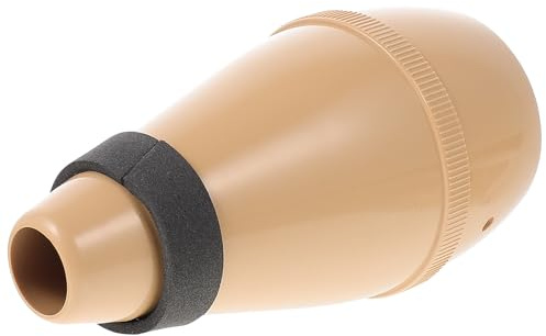 TIDTALEO Silenciador para Trompeta Abs Pequeño Color Madera, Amortiguador de Sonido para Práctica, Herramienta para Eliminar Ruido en Instrumentos Musicales, Accesorio Duradero