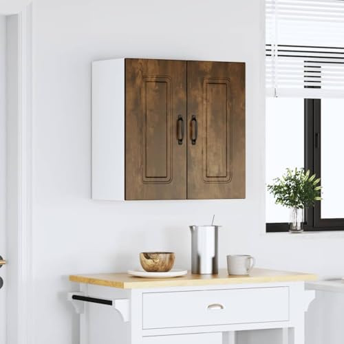 Lumanois Armario de Pared para Cocina de Roble Ahumado,Mobiliario,Armarios y Almacenamiento,Armarios de Cocina,16kg-853582