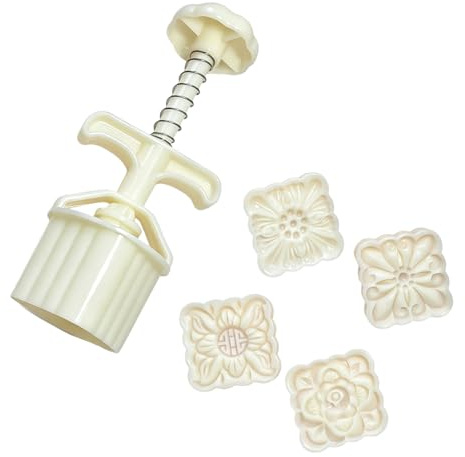 Molde de pastel de lunas para repostería, sello de galletas para amantes de la repostería, prensado a mano, molde de postre tradicional para cocina, utensilios de cocina, pasteles de lunas chinas