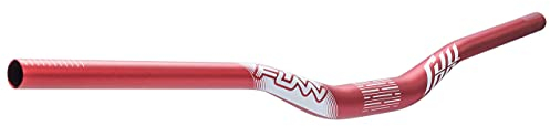 Funn Full On Mountainbike Lenker mit Lenkerklemme 31,8 mm und Breite 785 mm, robuster und leichter Legierungs-Riser-Lenker für MTB, BMX und Rennrad, Anstieg 30 mm (Rote)