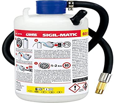 Lampa 72175 Sigil-Matic, kit liquido sigillante per pneumatici, 600 ml