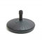 Plastica Adriatica Base per Omelloni Tonda in Plastica Simil Rattan, Antracite, Cm 46