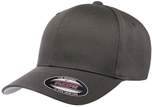 Flexfit XXL Men's Athletic Baseball Fitted Cap, Dark Grey