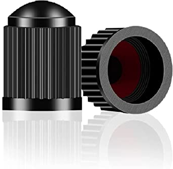 URAQT 100 Pezzi Cappucci delle valvole, Tappi Valvole Pneumatici Auto,Tappi Universali per Valvole in ABS, Tappi per Gomme Auto per per Ruote di Auto,Moto,Biciclette, Skateboard