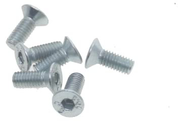 Juscycling Bolts Screws Fasteners for Rear Derailleur Hangers Flat Head, Varioius Size Options (6 pcs of M4x10)