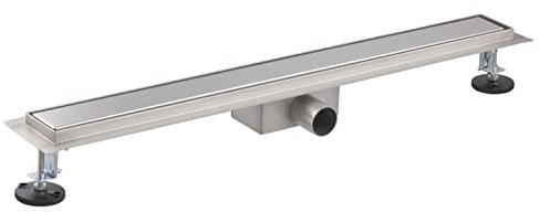 Canaleta de Ducha Italiana Reversible 70 cm | Cara Vista Cromada o Para Alicatar | Instalación a Ras de Suelo | Estética Discreta y Funcional | NOYON & THIEBAULT