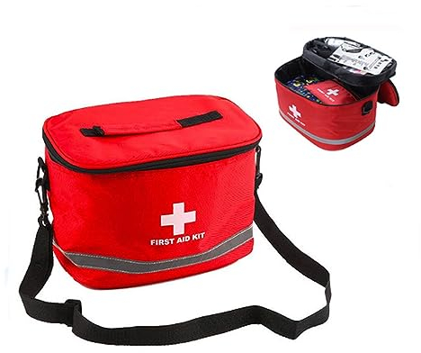 Tiamu Mini Erste Hilfe Set Verbandskasten Klein, Erste Hilfe Set Auto, Leer Erste Hilfe Tasche, Reiseapotheke Tasche, Medizin Aufbewahrungstasche, Fahrrad & Camping & Travel & Wandern