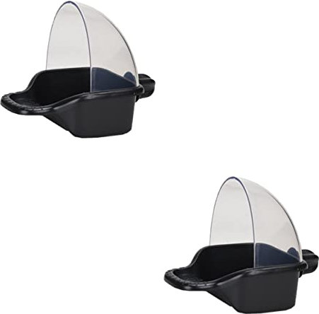 Mipcase 2 Stück – Igel-Schüssel-Wanne – Anti-Cup-Anti-Nahrungsmittelgröße Verschüttetes Duschbecken Bade-Vogelfutterstation Fütterung Auslaufsicherer Futterspender –