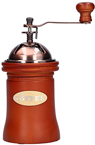 Otufan Moulin à Café Manuel, en Forme De Boîte Aux Lettres en Métal Et en Bois, avec Noyau en Céramique, Moulin à Grains De Café Manuel pour la Maison Et Le Café