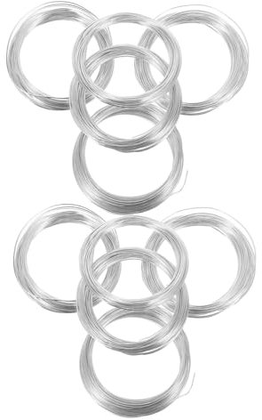 Operitacx Gartengeräte 10 Rollen Farbe Aluminium Draht Kletterpflanzen Bonsaidraht Aus Aluminium Bonsai-Baum-trainingsdrähte Pflanzenständer Aluminiumdraht -kit Anlage Schmuckstücke