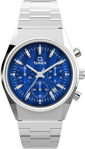 Timex Herren Chronograph Quarz Uhr Falcon Eye mit Edelstahlarmband
