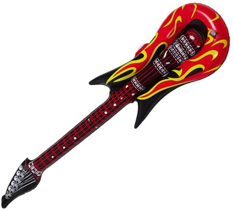 KOMBIUDA 2pezzi Chitarra Gonfiabile Per Decorativi Per e Compleanni Per e Ragazze Include