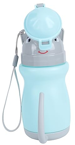 GARVALON Tragbares Kinderurinal Noturinal aus Abs Pp Wiederverwendbar und Leicht für Unterwegs im Auto und Praktische Nottoilette für Jungen und Mädchen