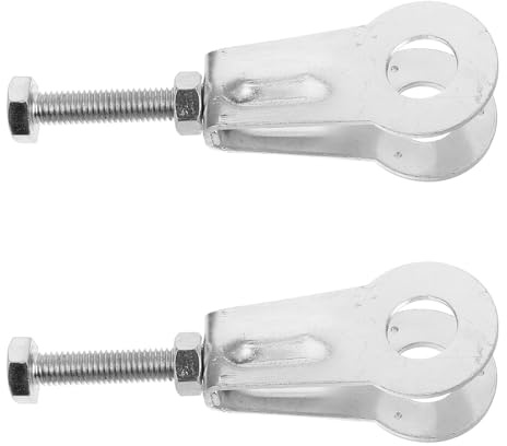 TOGEVAL Tensor de Cadena para Motocicleta YBR125 2005-2014 Par de Tensores Ajustables de Acero Resistente para Mantenimiento Seguro y Ajuste Preciso de Cadena en Motos de Cross