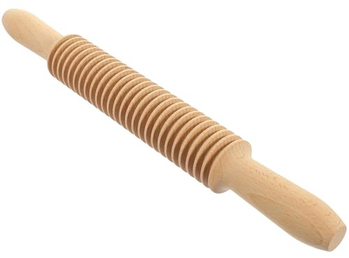 HIAKDOFT Mattarello Tagliapasta in Legno Massello per Spaghetti e Tagliatelle Manico Ergonomico e Bordi Lucidati per Pasta Fatta in Casa