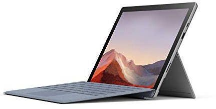 Microsoft Surface Pro 7 Ordinateur Portable (Windows 10, écran tactile 12.3, Intel Core i5, 16Go RAM, 256Go SSD, Platine) PC Hybride polyvalent & performant