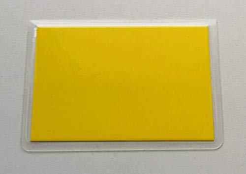20 laminierte Preisschilder 55 x 80 mm zitronnengelb Werbesymbole für Obst und Gemüse Verkauf