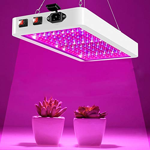 LAI HO Luz De Cultivo LED De Alta Potencia De 2000 Vatios, Chip Impermeable, Iluminación De Planta De Espectro Completo, Interruptor Doble para Plantas De Interior, Verduras Y Flores,1000w/216led