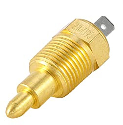Lüfter-Thermostat-Temperaturschalter, Universal 210-195 Grad Gold-Elektromotor-Kühllüfter-Thermostat-Temperaturschalter für 10 12 14 16 Lüfter