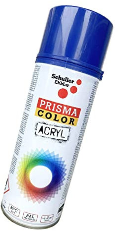 Lackspray Acryl Sprühlack Prisma Color RAL 5002 ultramarinblau, 400ml + Bisomo Sticker