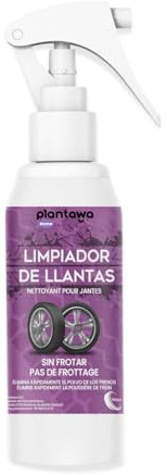 Plantawa Limpia Llantas Coche 750ml, Cuidado del automóvil, Profesional para Autos, Sin frotar, Limpieza y Descontaminante Suciedad para llantas, Productos Limpieza Coche y Moto.