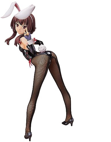 Jiumaocleu Anime Figur Statue KonoSuba: Gottes Segen auf diese wunderbare Welt! Figur Modell Yunyun und Megumin Skulptur Bunny Girl Weit Große Größe Desktop Dekoration Weihnachten Geschenke für Fans