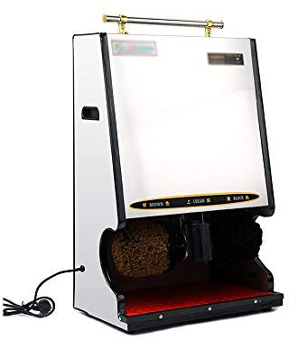 Shoe Polisher, Automatic Induction Shoe Polishing Machine Electric Shoe Polisher With Double Combin For Family Bus Train Subway Station Airport Office Hotel Bank Shoe Brushes (3 53x30x84cm)
