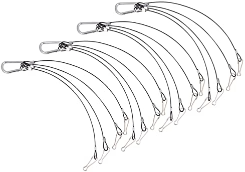 BESPORTBLE 4 Stück pflanze wächst licht hängender draht Pflanzenlicht Hängevorrichtung Pflanzenlicht Halterung Pflanze wachsen Set zum Aufhängen von Pflanzenwachstumsleuchten Kleiderbügel LED