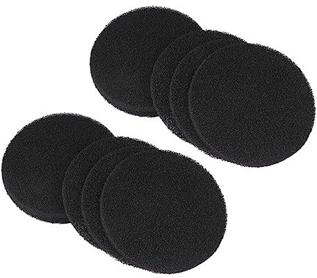 VILLFUL 12st Ersatzfilter Kohlefilter Nachfüllen Kohlefilter Kompostieren Holzkohle-kompostfilter Nachfüllung Austausch des Aktivkohlefilters Umweltfreundlicher Kompostfilter Ofenfilter