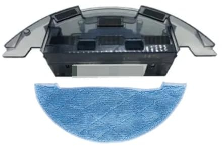BEUAOCK Scatola for la Polvere in Tessuto for Scopa ad Acqua Filtri HEPA Spazzole Laterali Prefiltro Compatibile con Gli Accessori for aspirapolvere Robot A8 Plus(As Shown)
