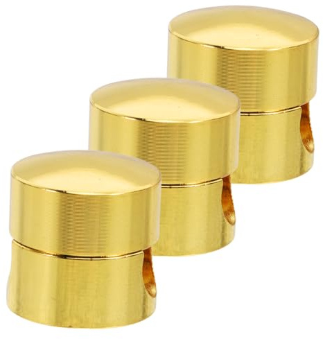 Angoily Sujeta Cable de Aluminio Dorado, Soporte de Cable para Lámparas Colgantes de Techo, Fijación Fuerte, 3 Piezas para Oficina y Bricolaje