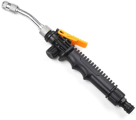 Hochdruckdüse für Gartenschlauch, 2-in-1 Hochdruck Spritzpistole, Gartenschlauch-Spritzpistole, 3/4-Zoll-Standard-Gartenschläuche Garten Handbrause für Pflanzen Bewässerung Autowäsche (48 cm)