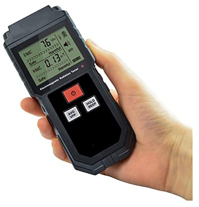 Contatore Geiger Mt525. Campo elettrico del tester di radiazione elettromagnetica EMF. Domimetro digitale del contatore del palmare del misuratore Lcd. Rivelatore