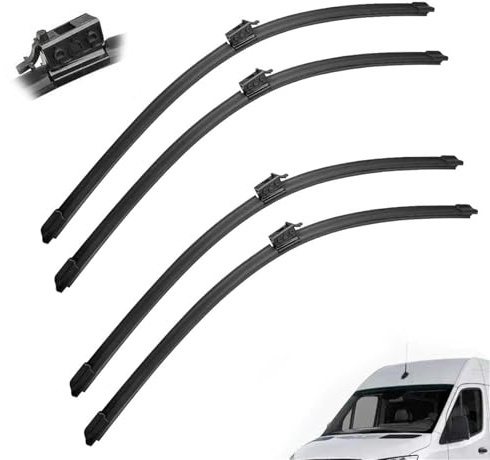 2PCS For Benz For Sprinter 2018-2021 26+24 Front Wiper Blades Windshield Windscreen Window Cutter Accessories 2019 2020