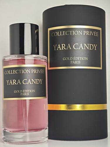 YaraCandy – Eau de Parfum Damen – Süß-blumiger Damenduft mit Karamell & Rose – Collection Privée Gold Edition – 50ml