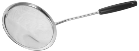 DECORNIJIA Passoire Maille Fine Pour Cuisine Avec Long Manche Écumoire Et Louche Acier Inoxydable Ustensile Multifonctionnel