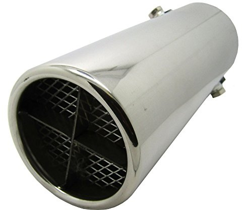 XtremeAuto® 64mm Sports Exhaust Tail Trim Pipe Piece - Universal Fits 35-50mm