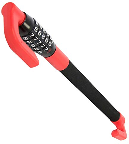 SCHMIDT security tools Pedal-Lenkradschloss LS-2000 49,5-78cm Auto KFZ PKW LKW Diebstahlsicherung Pedalschloss Wegfahrsperre Lenkradsicherung mit Zahlenschloss