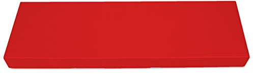 SuperKissen24. Palettenkissen Palettenauflagen Sitzkissen - 120x40 cm - Outdoor und Indoor - rot