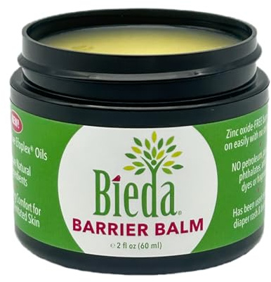 Soothing Adult Diaper Cream with Natural ingredients. Zinc oxide free barrier glides on easily with no sticky residue. Bieda Barrier Balm (2 oz)