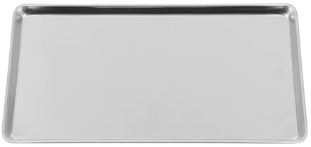 IMIKEYA Metal Baking Pan Baking Sheet Cookie Sheet Tray: Stainless Steel Baking Pan Tray Professional Easy Clean Dishwasher Safe 34. 5X21. 5X1. 5CM Metal Food Serving Tray