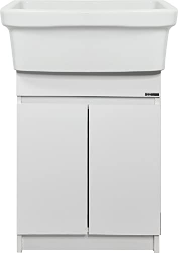 Jo-Bagno.it Mobile con Pilozzo Bucataio in Ceramica 60x45 Lavatoio MEXICO per Lavanderia Sifone e Piletta Inclusa