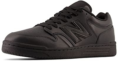 New Balance Unisex-Adult BB480 V1 Sneaker, White/Black, 7