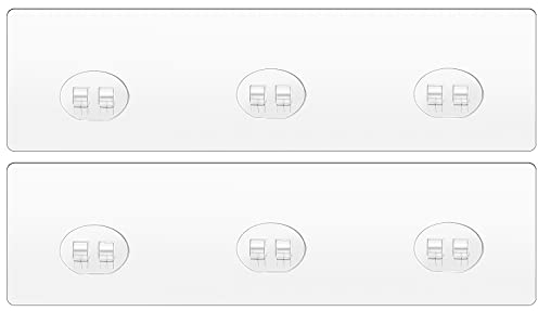 WLLHYF 2PCS Doccia Caddy Adesivo Impermeabile Forte Adesivo di Ricambio Gancio Senza Striscia di Perforazione Pad Bagno Accessori da Cucina per Doccia Caddy Bagno Sapone Piatto Cestino Appeso Gancio