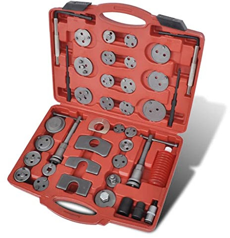 KRHINO Bremskolbenrücksteller Werkzeugsatz 40-TLG. Hältbarkeit & Zuverlssigkeit & Lang Anhaltende