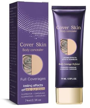 Correttore per il corpo, Trucco per coprire tatuaggi Impermeabile, Crema riparatrice per correttore per il corpo Copertura totale, Nascondi facilmente le imperfezioni